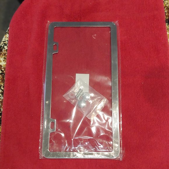 Other - DONATING 3/30/23 Stainless Car Tag Holder